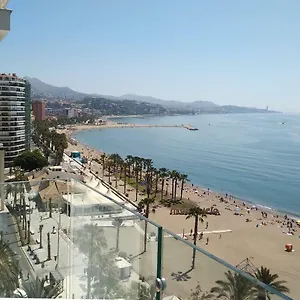 Malagueta Beach , Malaga Spain